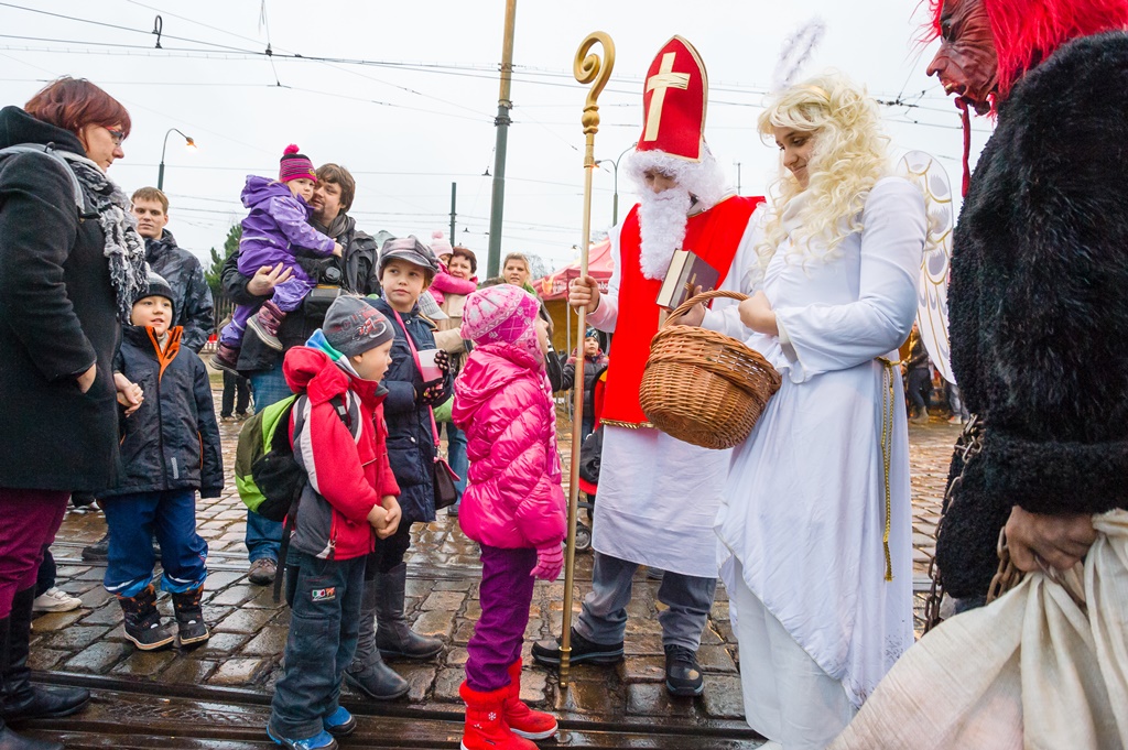 Mikulášské odpoledne v tramvaji i v tramvajové vozovně…