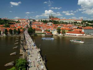 Pražský hrad a Karlův most