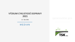 Výzkum cyklistické dopravy 2021