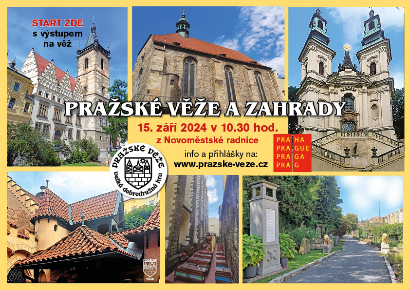 Dobrodružná hra Pražské věže a zahrady