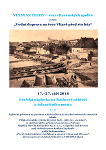 Program - vorařství