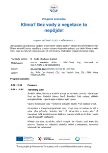 semináře_Klima_Bez_vody_a_vegetace_to_nepůjde_Program_B_Voda v kulturní krajině