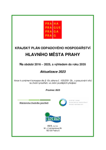 POH hlavního města Prahy Aktualizace 2023