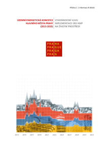 Vyhodnocení vlivu implementace Územní energetické koncepce hl. m. Prahy na ŽP, 2018