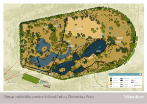 Obnova centr. prostoru Královské obory, celková situace