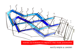 Návrh autorských objektů pro park Jeseniova (Matěj Hájek &amp; LANDOS)