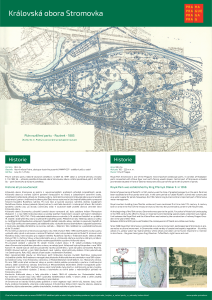 infopanel č.8 - Historie Královské obory Stromovka