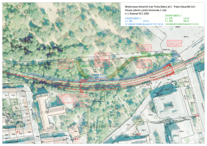 Modernizace trati Praha Bubny &#8211; Praha zastávka Výstaviště, informace o záborech, část 2