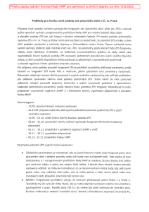 Příloha k zápisu z jednání Komise Rady hl. m. Prahy pro parkování a silniční dopravu ze dne 12. 9. 2023