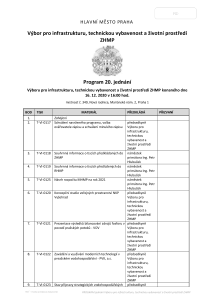 Pozvánka na jednání výboru, které se koná dne 16. 12. 2020​