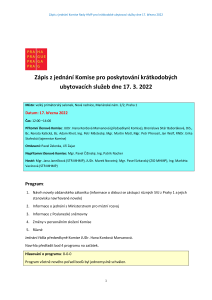 3496382_Zápis z jednání Komise Rady hl. m. Prahy pro poskytování krátkodobých ubytovacích služeb ze dne 17. 3. 2022