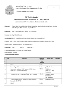 Zápis z 21. jednání výboru, ze dne 16. 1. 2018