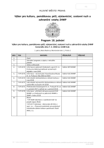 Pozvánka na jednání výboru, které se koná dne 7. 2. 2018