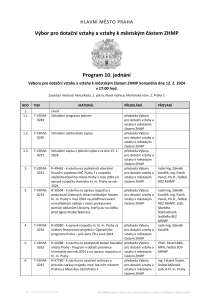 Pozvánka na jednání výboru, které se koná dne 12. 2. 2024