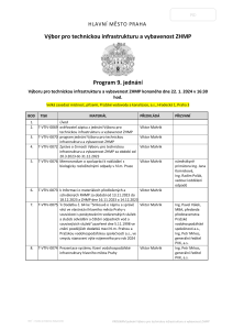 Pozvánka na jednání výboru, které se koná dne 22. 1. 2024