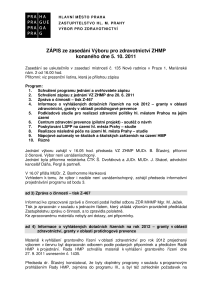 _2011_10_5_Zapis_Vyboru_pro_zdravotnictvi