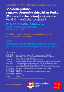 Metropolitní plán - společné jednání