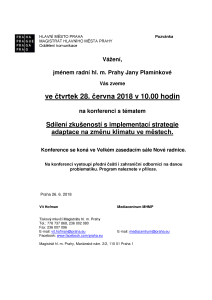 Sdílení zkušeností s implementací strategie adaptace na změnu klimatu ve městech