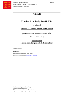 Pietní akt k uctění památky generála Heliodora Píky