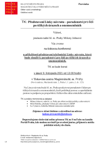 TK: Představení Linky návratu &#8211; poradenství pro lidi  po těžkých úrazech a onemocněních
