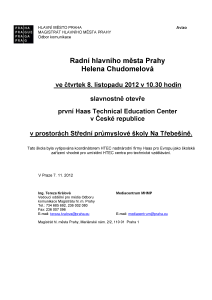 Avizo___otevreni_prviho_Haas_Technical_Education_Center_