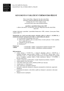 1827020_specialista / specialistka financování z ESF v odboru zdravotnictví, sociální péče a prevence