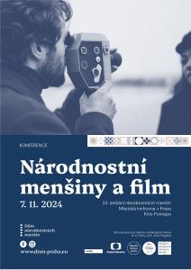 Plakát konference Národnostní menšiny a film