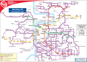 Schema tras metrobusů