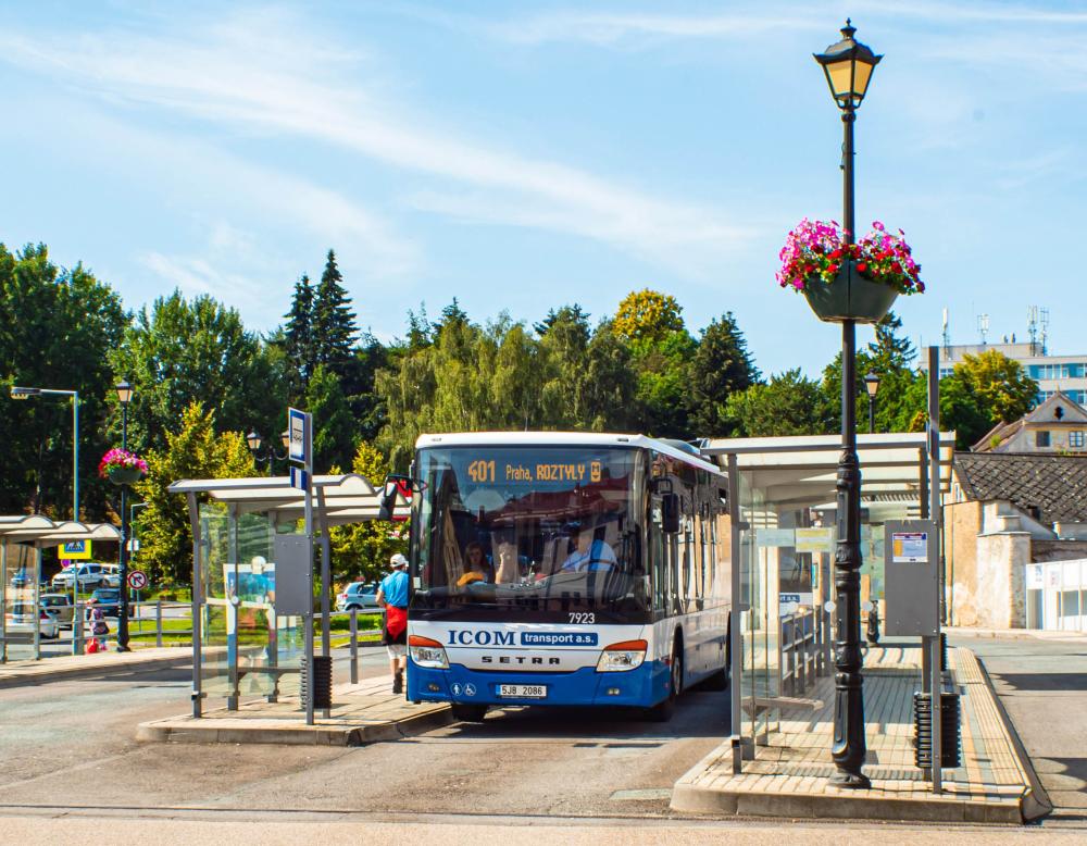 Ilustrační foto: Autobus na lince č. 401 integrované dopravy