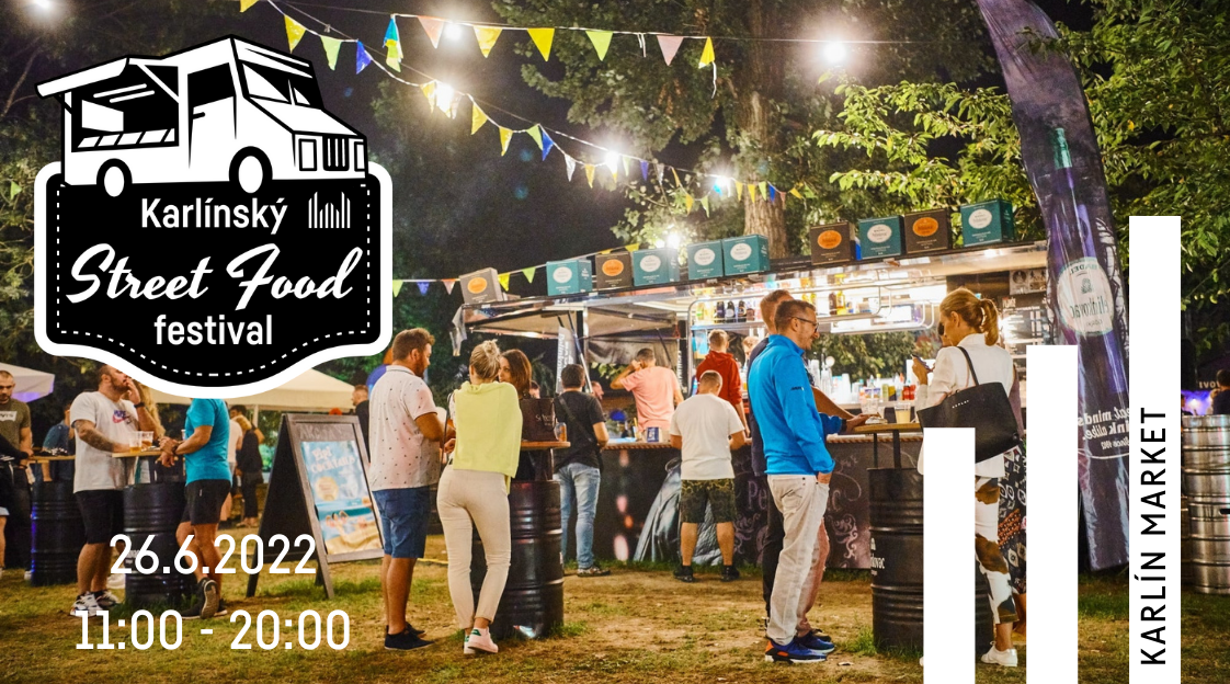 Plakát Karlínského street food festivalu