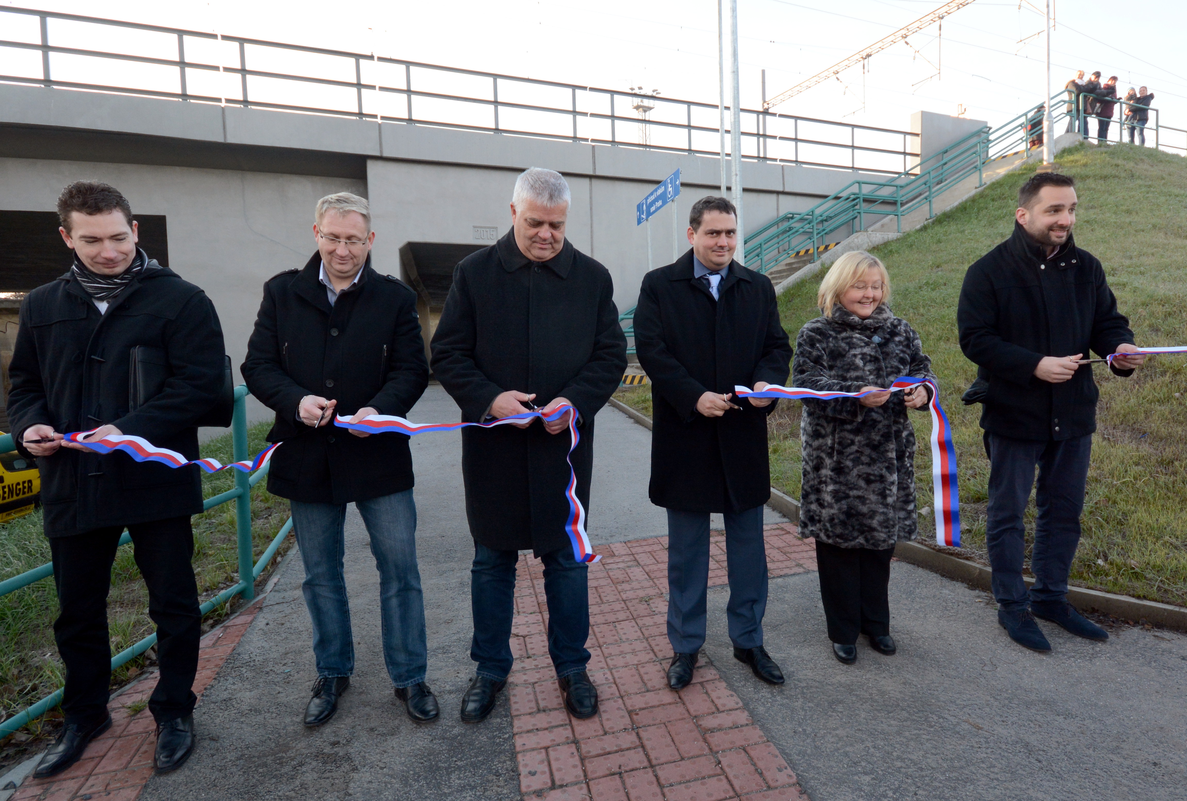 Slavnostní otevření železniční zastávky Praha - Běchovice Střed