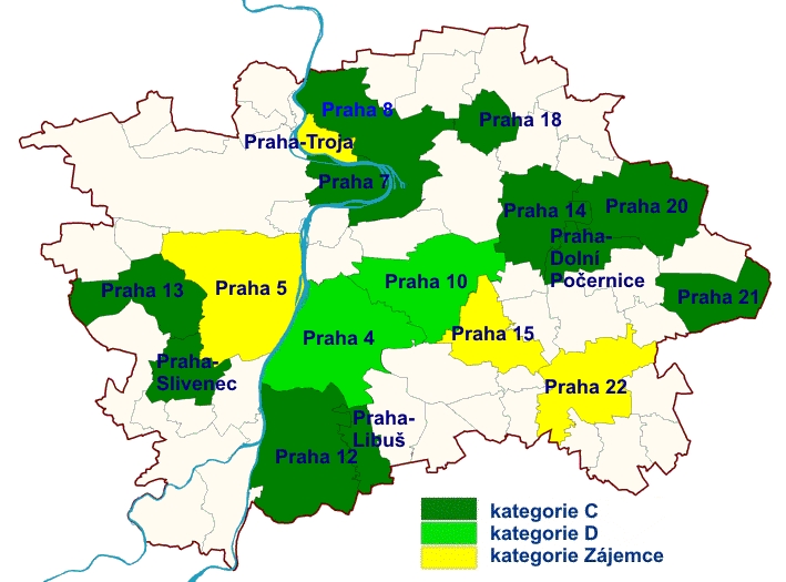 MČ v hl.m. Praze a místní Agenda 21 - vyhodnocení za rok 2016