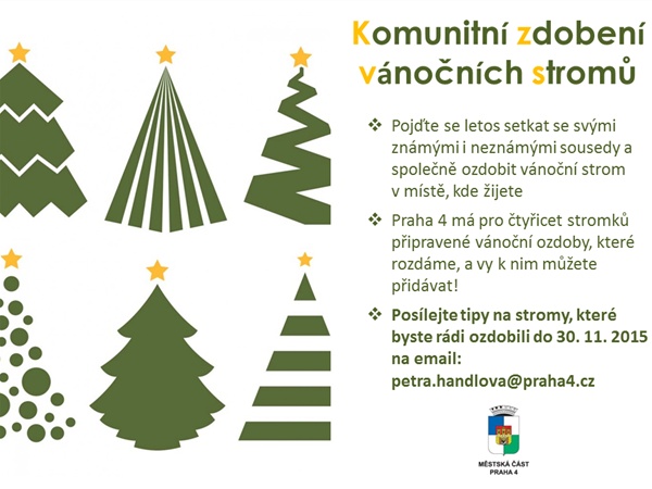 Adventní koncerty a zdobení stromů